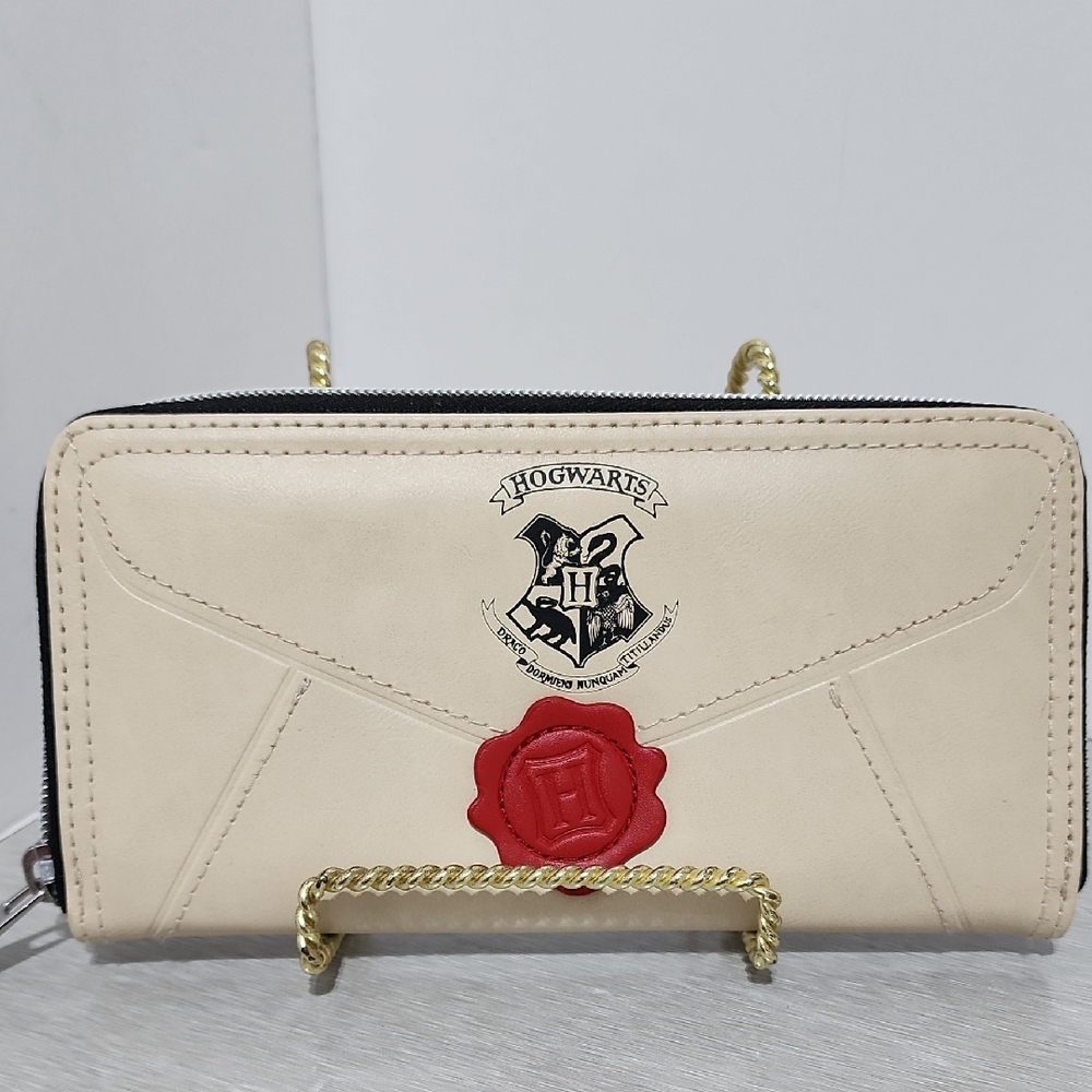 Cream and Red Women's Wallet